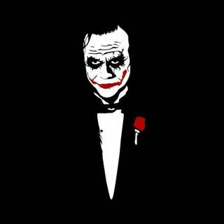 Black and white Joker wallpaper