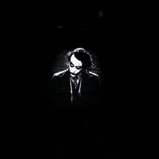 Black and white Joker wallpaper