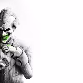Black and white Joker wallpaper
