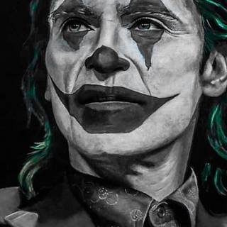 Black and white Joker wallpaper