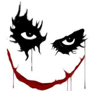 Black and white Joker wallpaper