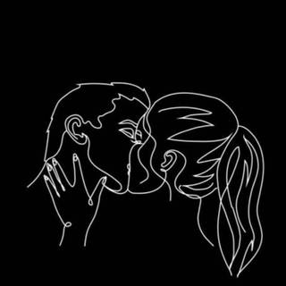 Love black and white wallpaper