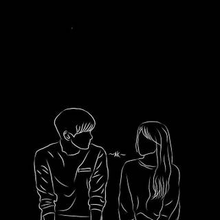 Love black and white wallpaper