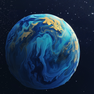 Water planets wallpaper