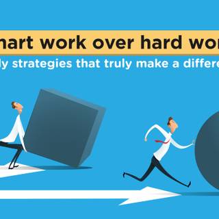 Hard work smart work wallpaper