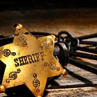 Sheriff badge wallpaper