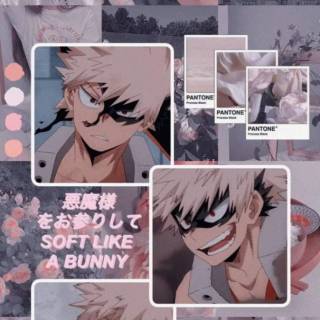 Bakugo collage wallpaper