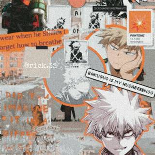 Bakugo collage wallpaper