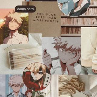 Bakugo collage wallpaper