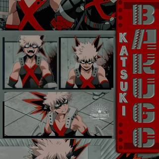 Bakugo collage wallpaper