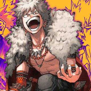 Bakugo collage wallpaper