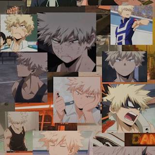Bakugo collage wallpaper