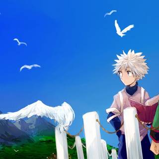 Killua Gon computer wallpaper