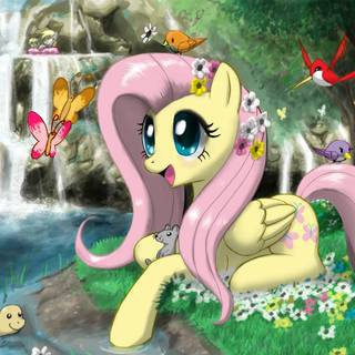 Fluttershy desktop wallpaper
