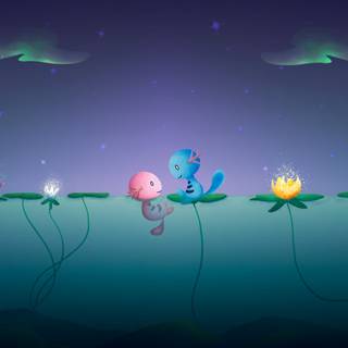 Wooper computer wallpaper