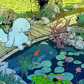 Wooper computer wallpaper