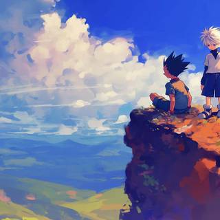 Killua Gon computer wallpaper