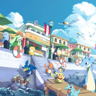 Wooper computer wallpaper