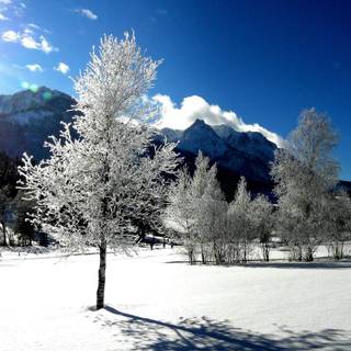 Christmas aesthetic landscape desktop wallpaper