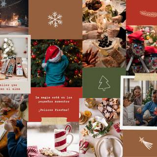 Christmas aesthetic landscape desktop wallpaper