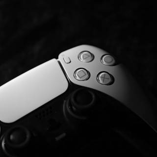 4k black and white PS5 wallpaper