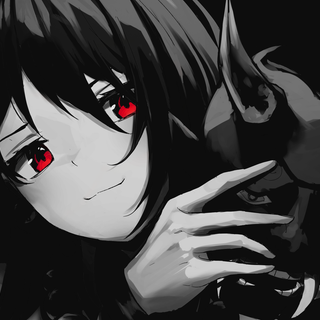 Dark anime girl desktop wallpaper