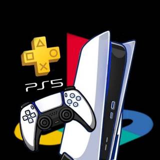 Trippy PS5 wallpaper