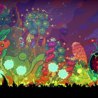 Trippy PS5 wallpaper