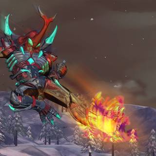 Scarlet Scarab wallpaper