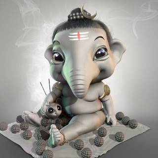 Baby Ganesh wallpaper