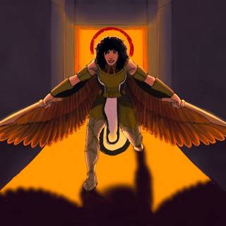 Scarlet Scarab wallpaper