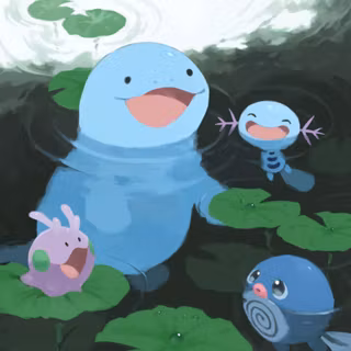 Wooper wallpaper