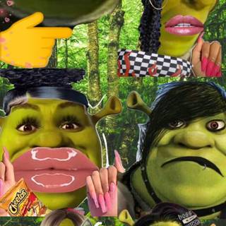 Shrek emo wallpaper