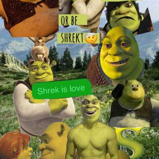 Shrek emo wallpaper