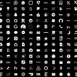 Dark icons wallpaper