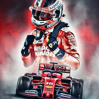 Charles Leclerc F1 wallpaper
