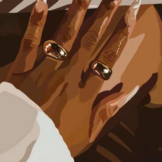 Cute brown girl wallpaper