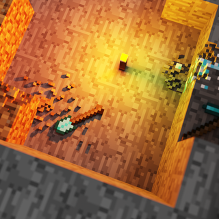 Minecraft mine wallpaper