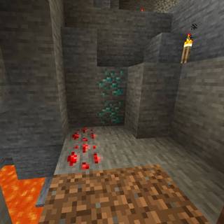 Minecraft mine wallpaper