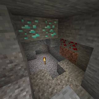 Minecraft mine wallpaper