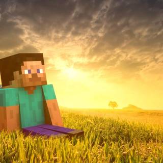 Minecraft mine wallpaper