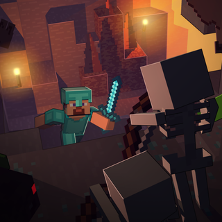 Minecraft mine wallpaper