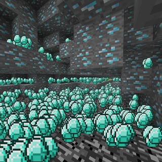 Minecraft mine wallpaper