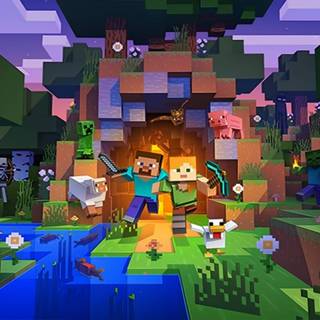 Minecraft mine wallpaper
