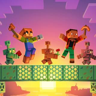 Minecraft mine wallpaper