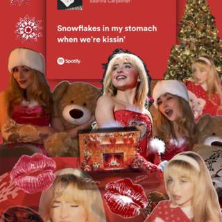 A Nonsense Christmas with Sabrina Carpenter wallpaper