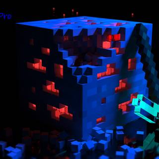 Minecraft mine wallpaper