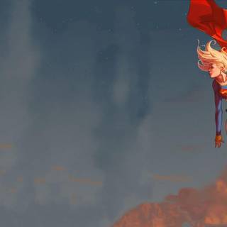 Supergirl comic wallpaper