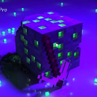 Minecraft mine wallpaper