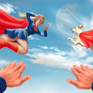 Supergirl comic wallpaper